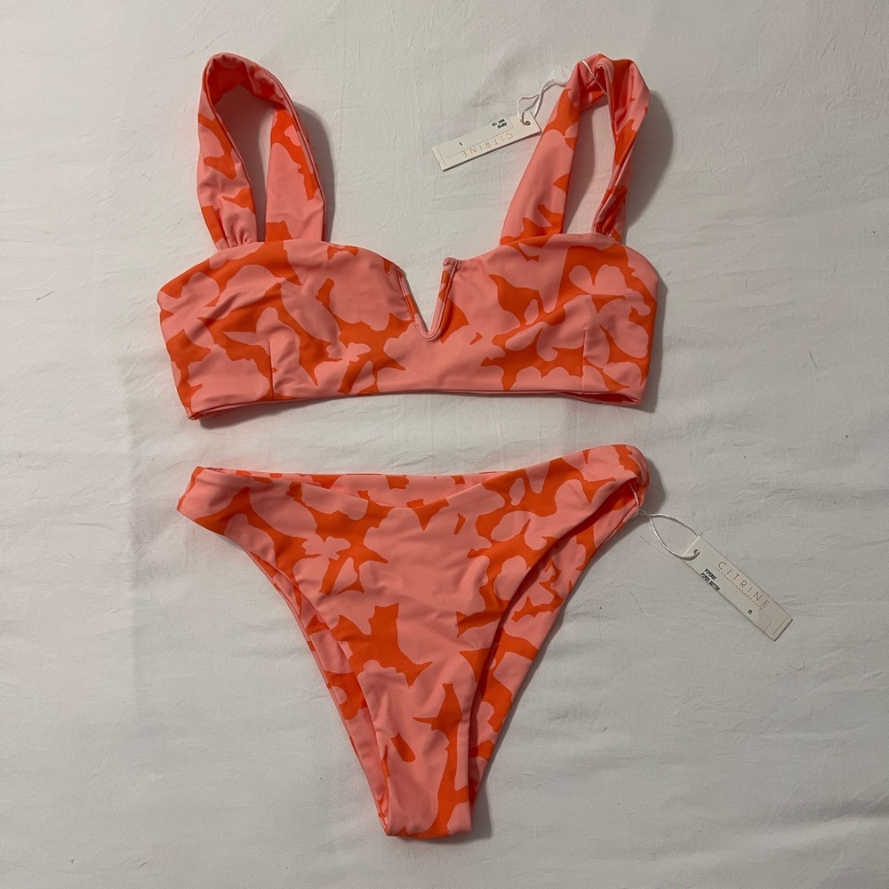 NWT citrine swim bikini size xsmall/small